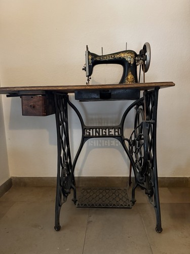 Singer tret nähmaschine - tret-nähmaschine, im