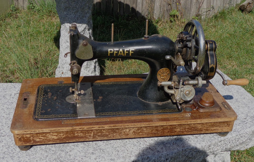 Antike pfaff nähmaschine mit - pfaff,