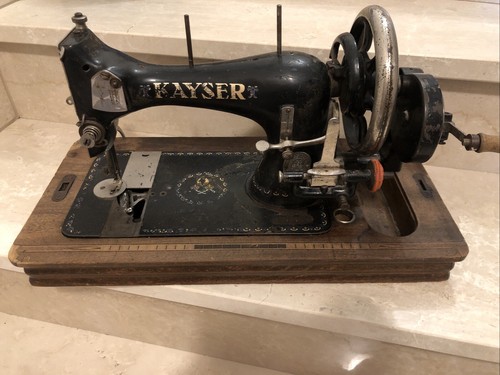 Antike nähmaschine kayser - antike,