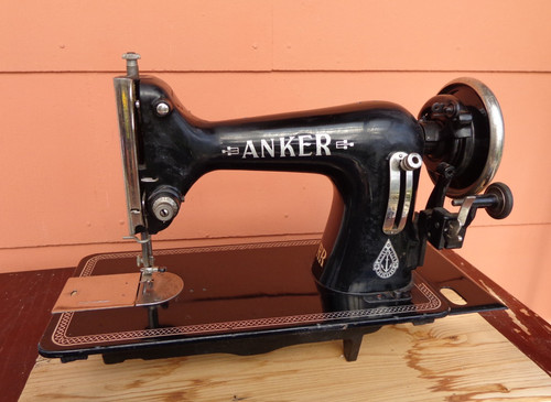 Antike anker nähmaschine mit - antike,
